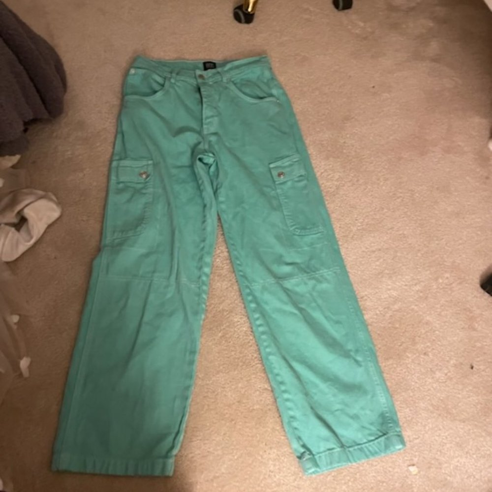 BDG Teal Baggy Jeans Size 27